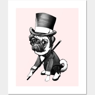 Pug-Astair Posters and Art